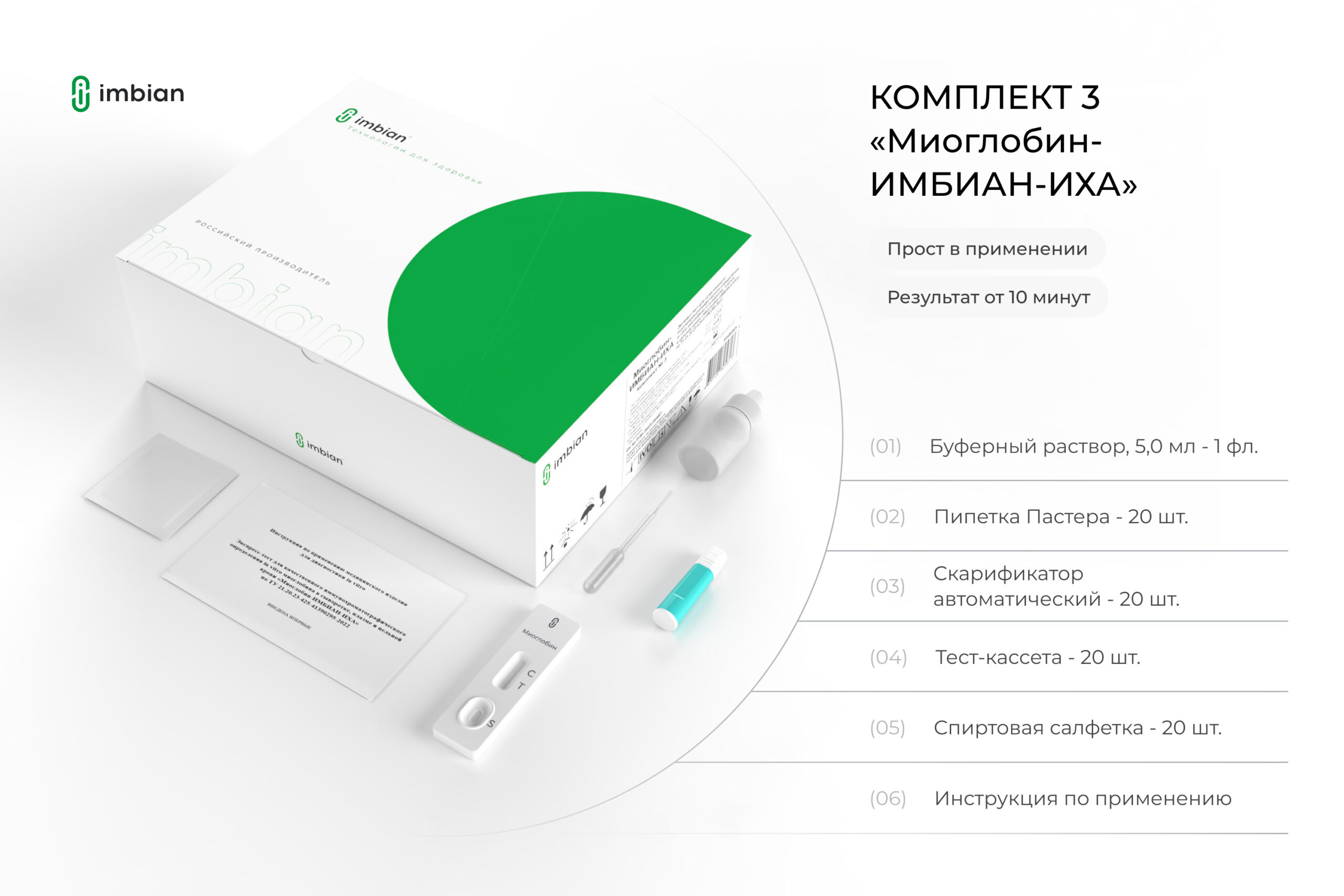 Миоглобин: экспресс-анализ крови