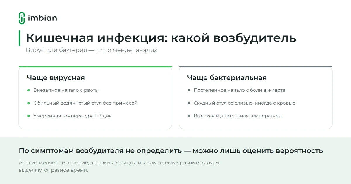 Кишечная инфекция: как понять, какой возбудитель, и когда нужен анализ