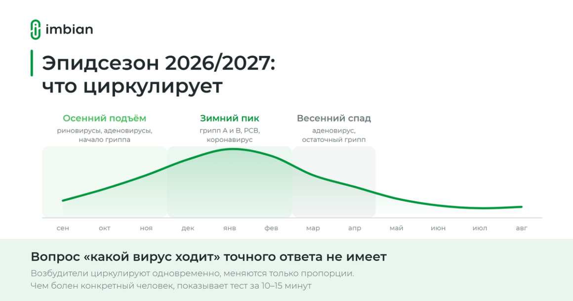 Эпидсезон 2026/2027: какой вирус ходит